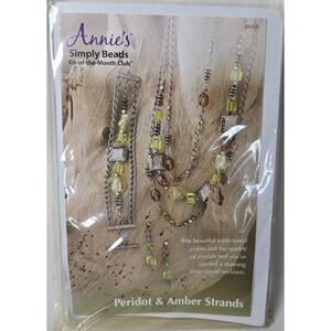 Annie's Simply Beads Kit Of The Month "Peridot & Amber Strands" BD 058
